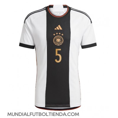 Camiseta Alemania Thilo Kehrer #5 Primera Equipación Replica Mundial 2022 mangas cortas